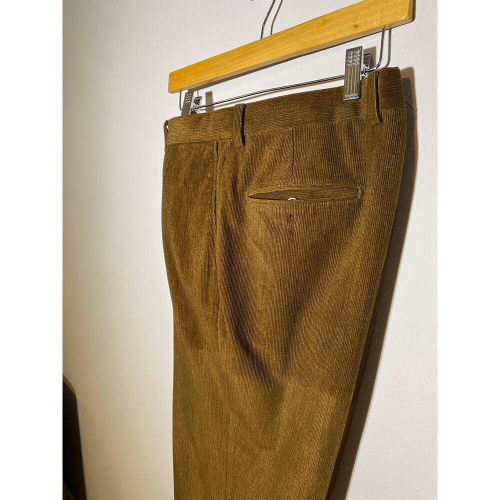 Brown Jack‎ Victor Collection Pinwale Corduroy Dress Trouser Pants (Men's 34 R) - Picture 10 of 12